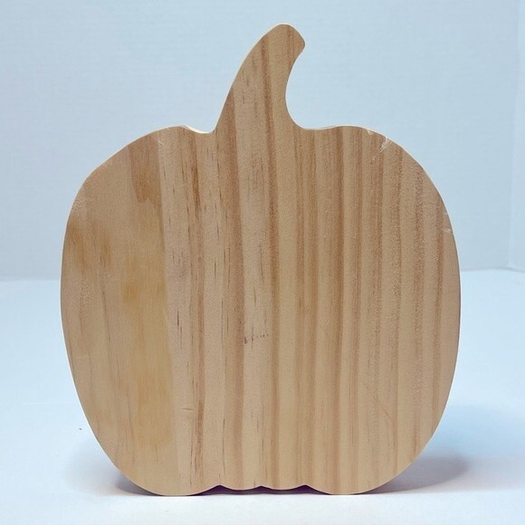 Mondo Llama Halloween Autumn Wood Pumpkin & Tomb Stone Set Ready to Decorate NEW - Picture 2 of 14